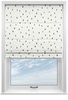Ink Spots, Contrast - Twist&Fit Roman Blind